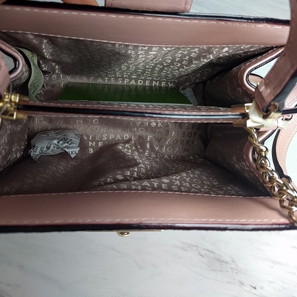 Kate Spade Mini Kirin Rose Gold Top Handle Purse - Picture 6 of 7